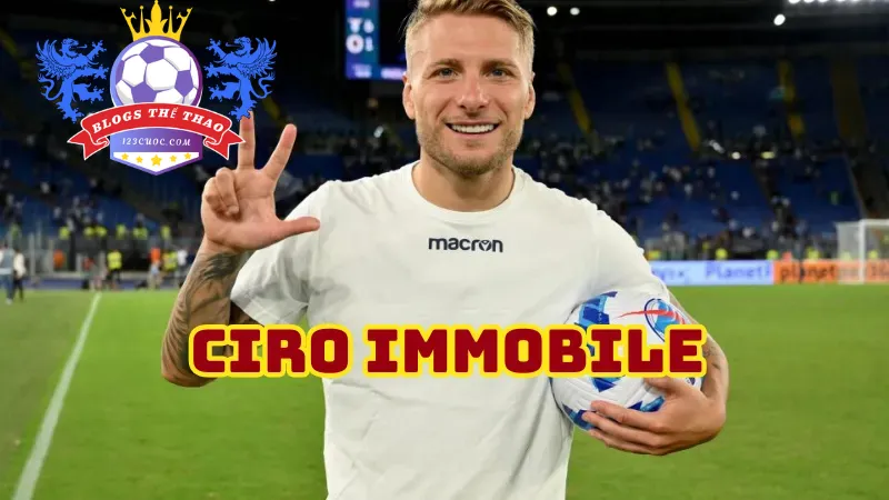 Ciro Immobile ký hợp đồng mới với Lazio