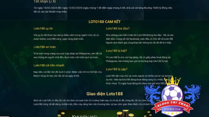 Top nhà cái Loto188 có lừa đảo không?